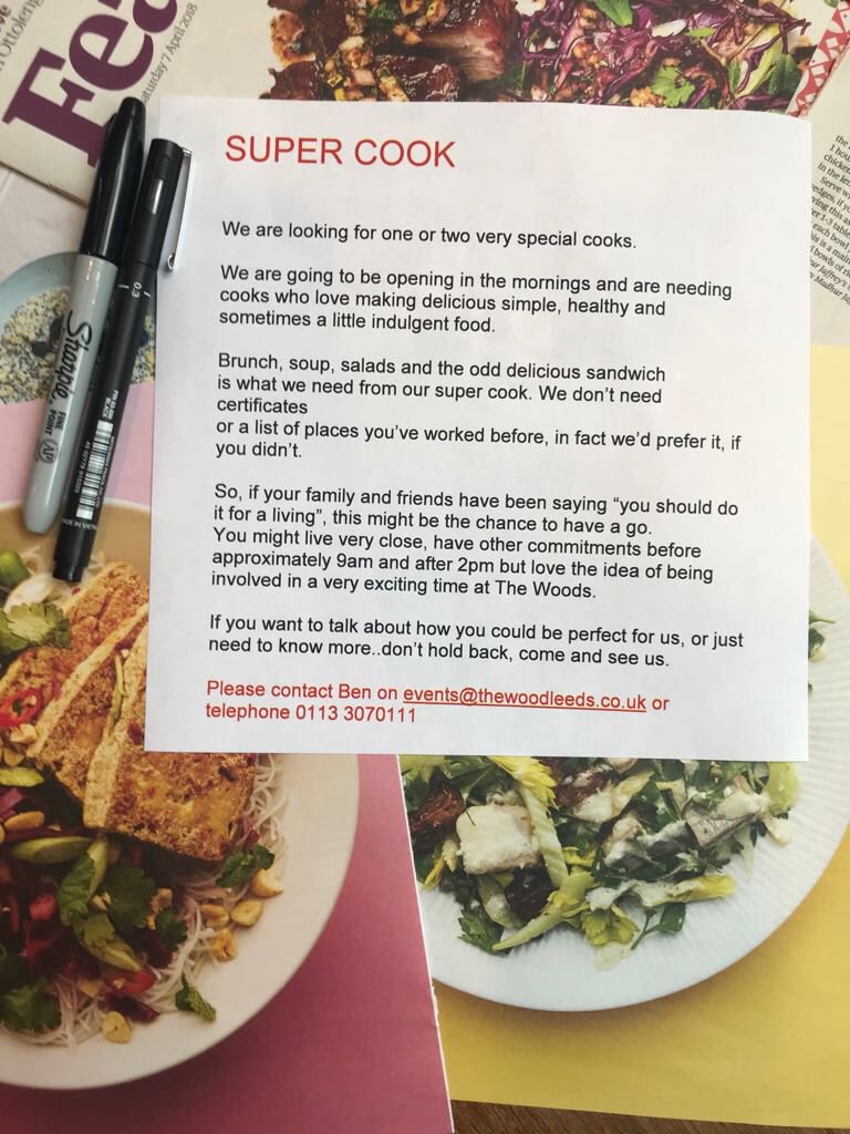 Could you be our super cook?