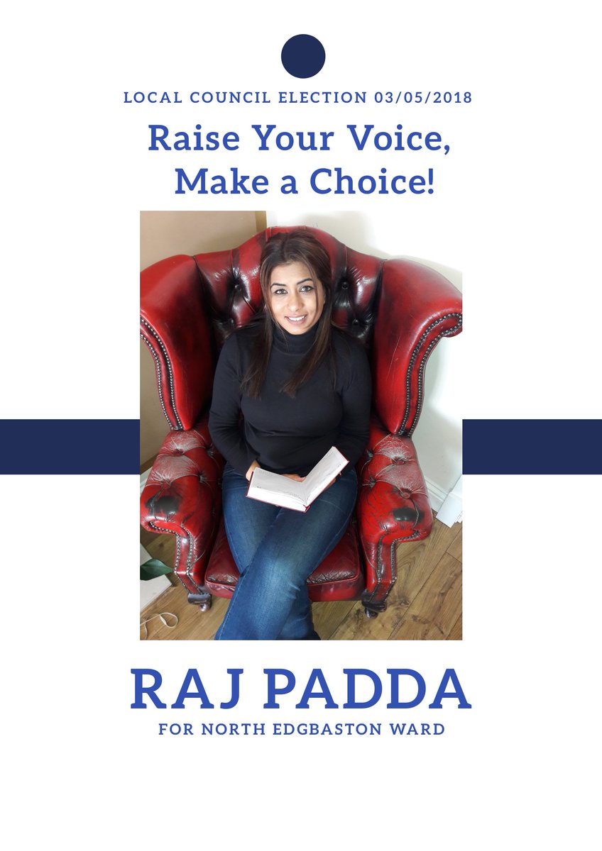 RajForNEW's tweet photo. #localelections2018 #TeamRajPadda #RajPadda #strongwomen #YearOfTheWoman #NorthEdgbaston #ToryCanvass #VoteConservative #Time4Change https://t.co/1g1Y46BQlT