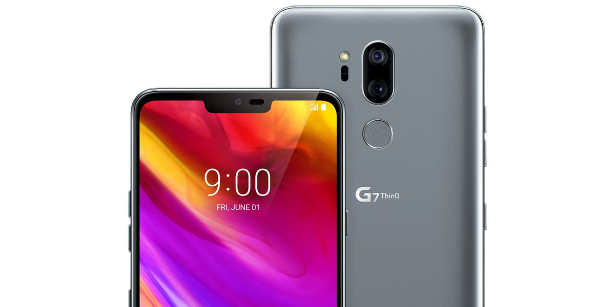 Technable's tweet image. LG G7 ThinQ goes official w/ 6.1-inch notched display, Snapdragon 845, Google ... - technable.net/lg-g7-thinq-go…