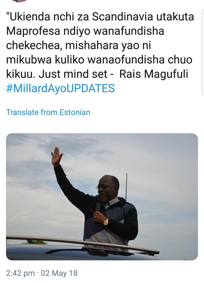 Chahali's tweet photo. Apparently President @MagufuliJP was being "economical with the truth" (a diplomatic way of saying he was lying) #WildWatermelons ๐ #MatangoPori ๐คฃ https://t.co/VOMsnLTQfd