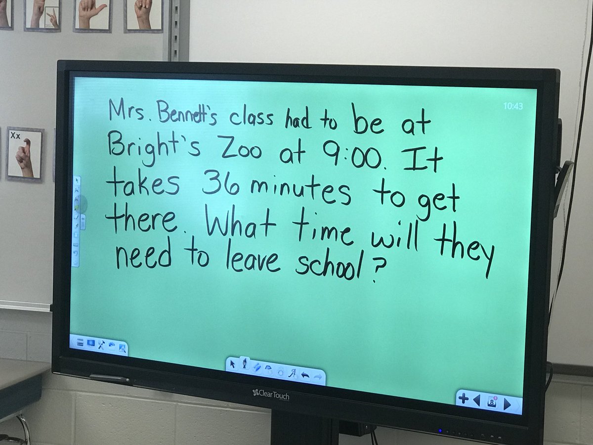 SCESWildcats's tweet photo. Students in Ms. Bennett’s class solve authentic elapsed time problems using strategies that are framed around mental models. https://t.co/m2oGiIAlLv