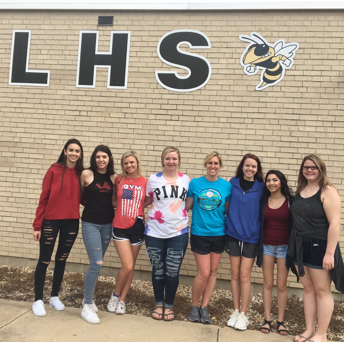JacketPE's tweet photo. Last day with my Body Sculpting seniors.  Most I have had for 2-3 years in class.  I’ll miss them and I wish them the best! https://t.co/ZkSGnK8N0Z