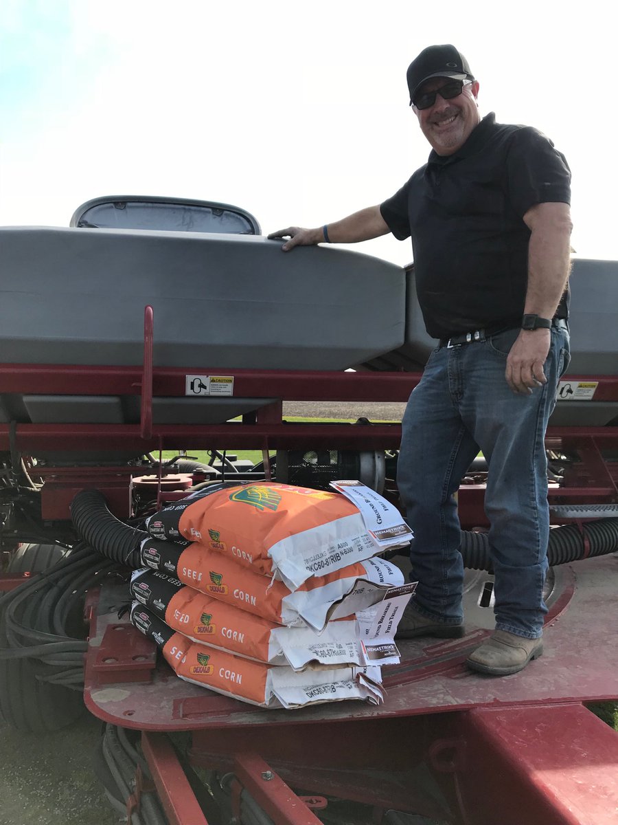 Nemastrike Trial with DKC 6087 planted today. #Asgrow_DEKALB