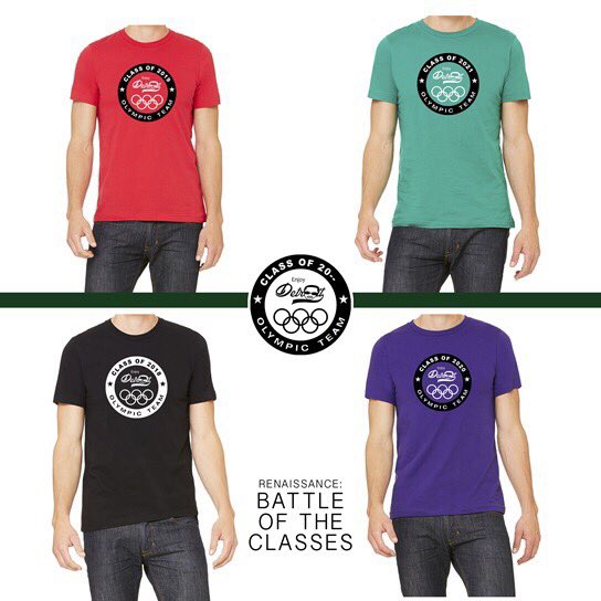 rhssenate's tweet photo. Battle of the Classes t-shirts and jerseys pre-sale begins today! T-shirts are $25 and jerseys are $35. Which class will come out on top? 🗣 https://t.co/fTZQH65RT9