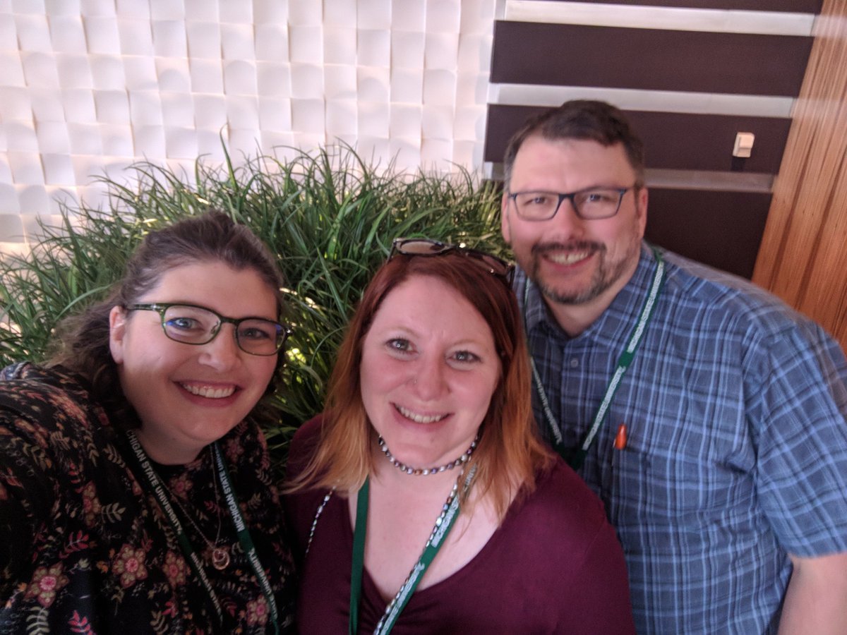 AmeliaKDoll's tweet photo. Such a wonderful experience presenting two workshops at #ExtNCLC2018 with @ndbob and @uwexjess. Thanks for the fun times and wonderful friendship. https://t.co/90FwEzdfrc