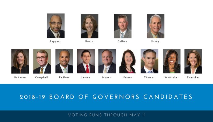 ColumbusBar's tweet photo. Our Board of Governors election is LIVE! 

Members - get online and vote: https://t.co/Aems0OCuPx ✨ https://t.co/QkU3LUhx2A