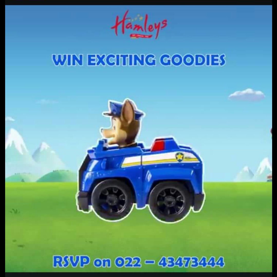 tykkelse Rejse biograf Hamleys India on Twitter: "Contest Alert! Win Exciting Paw Patrol goodies!  All you have to do is: -Take a screenshot when the rescue vehicle aligns  with the outline. -Upload the picture to