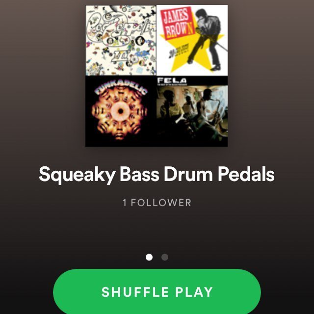 TRVR_Handwired's tweet photo. I’ve created this playlist to prove to myself and others that I’m not insane. 
#squeakybassdrumpedal #amihearingthings #imaybecrazy https://t.co/sGAqQIzDwJ https://t.co/gXyUXVD2Md
