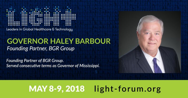 light_forum's tweet image. We are honored to have Governor @HaleyBarbour, Founding Partner of BGR Group, join us on May 8 for the keynote conversation: "A Chinese Century or American Revival: #Geopolitics at a Crossroads"