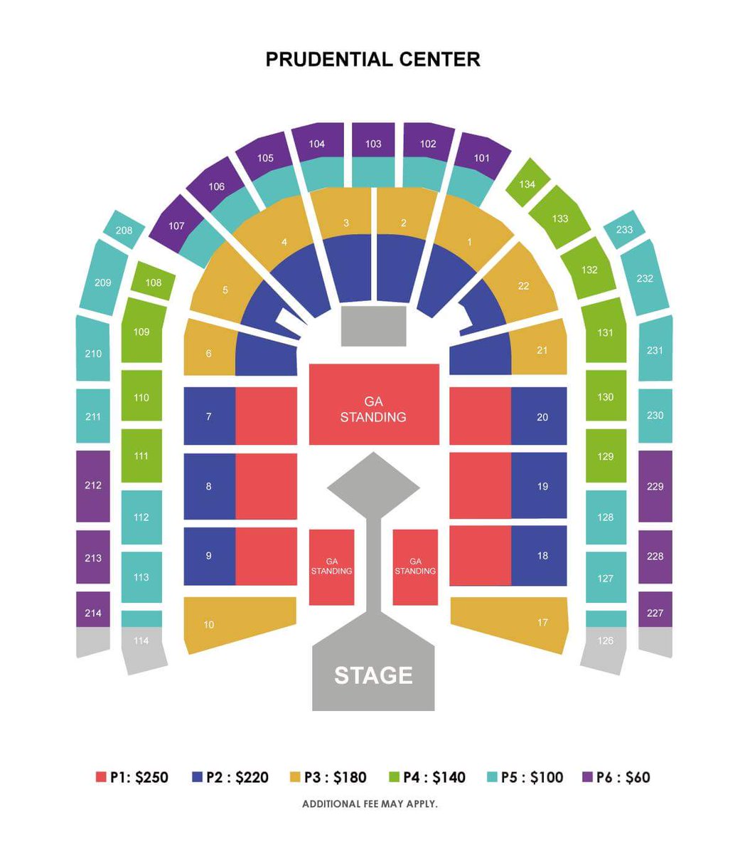 Bts Prudential Center Seating Chart