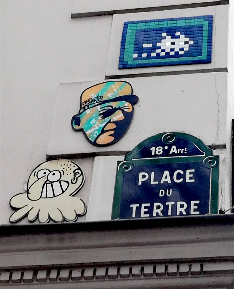 VirginiCharlet's tweet photo. « L' imprévu c'est la vie » !
#streetart in #Paris #Montmartre
Always holidays 😎
#graffitis #urbanart #invider https://t.co/B4hWSxVM0i