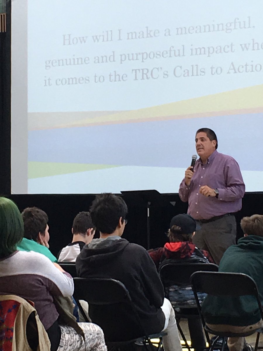 Way to go @bradleyrbaker guest speaker @KwantlenU for Open Doors Open Minds #sharing his story about #IndianResidentialSchool #intergenerational #decolonize