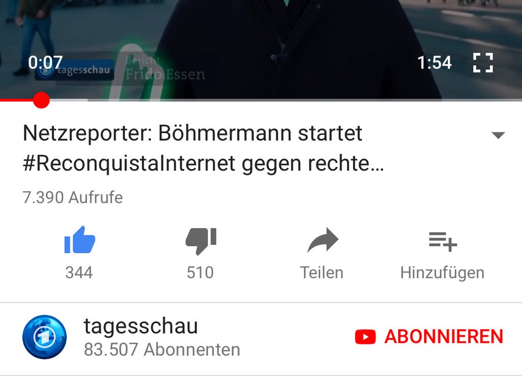 Fast aufgeholt! Weiter so #reconquistainternet youtu.be/f4UUFJbXO0s