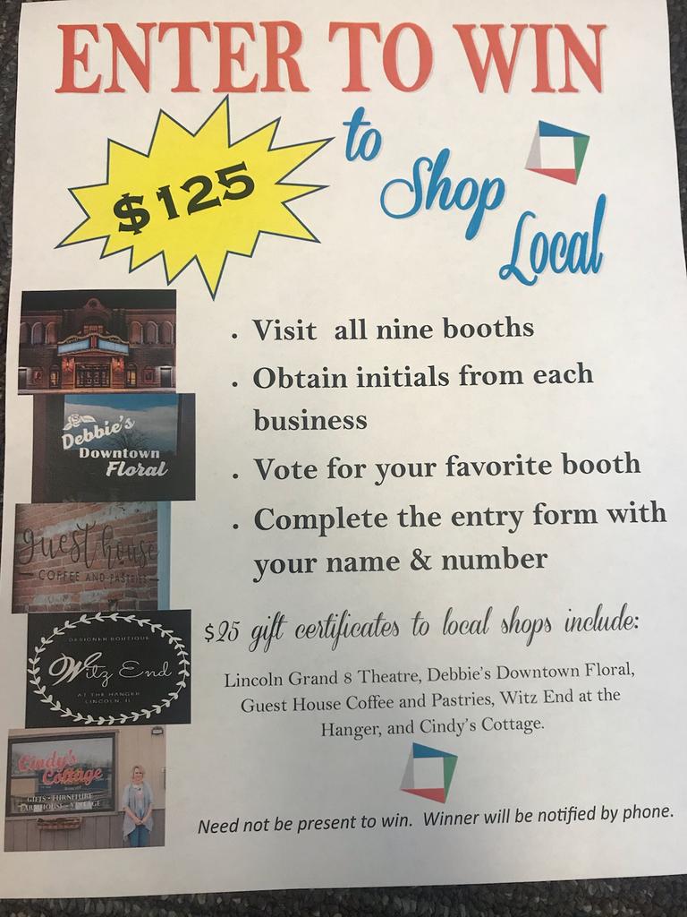 llceo15's tweet photo. CEO Trade Show Starts today at 4:00 pm at the American Legion.  Register to win local gift certificates valued at $125.00. See you soon ! https://t.co/rMd4ZlvurO