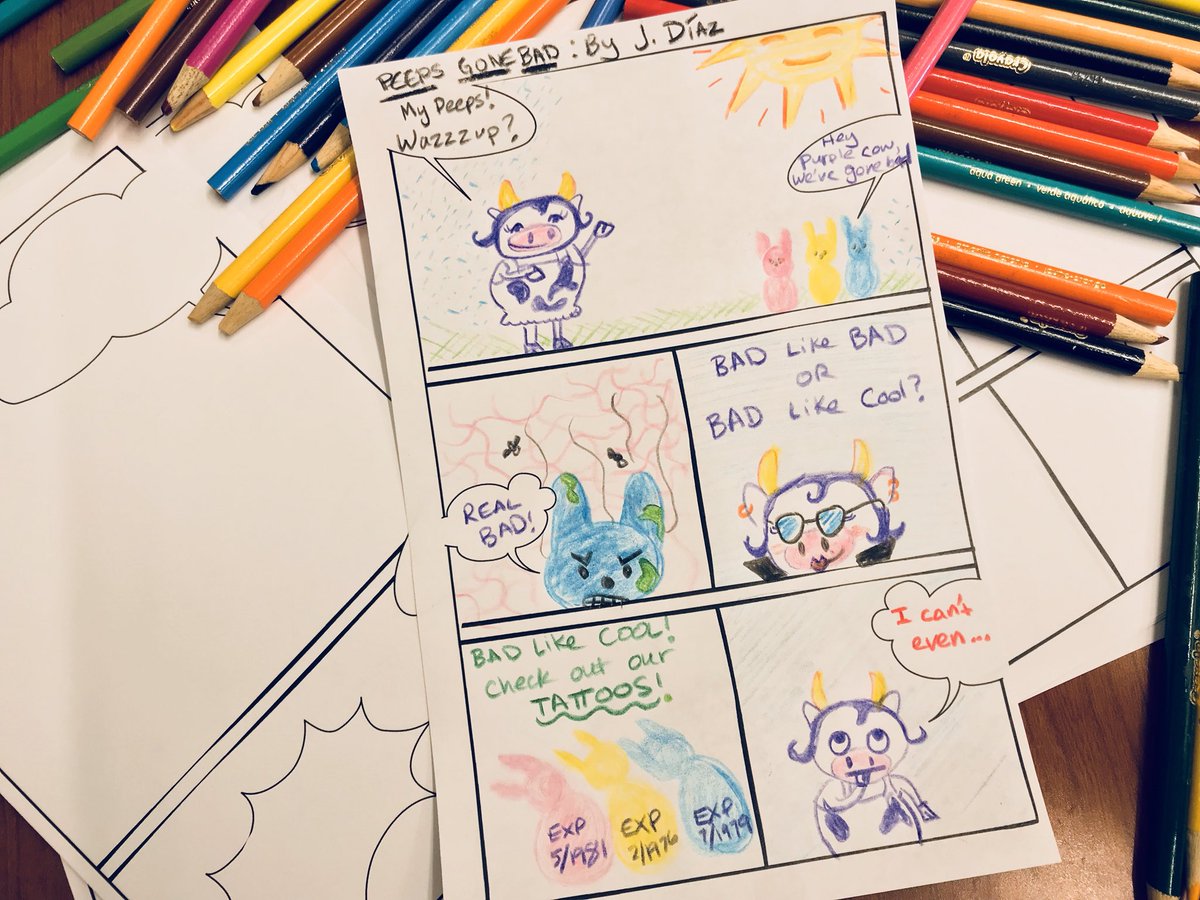 dalycitylibrary's tweet photo. #draw your own #comics today (5/2/18) at 6pm at the #johndalylibrary or at the #Westlakelibrary today (5/2/18) at 2pm or 5/5/18 at 10:15am #getcreative #graphicnovel #diycomics #iheartdalycity #librariestransform https://t.co/7WVqgSPhJ1