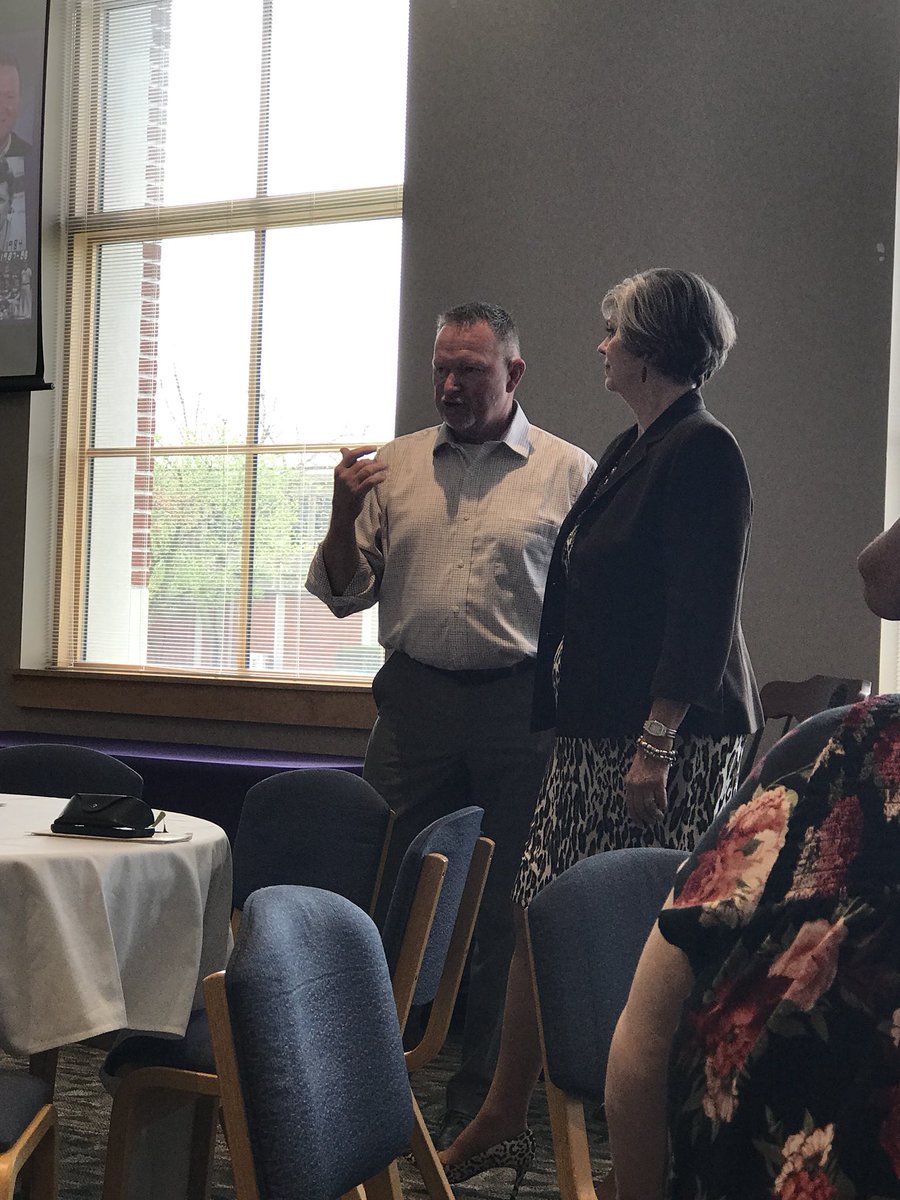DC_Athletics's tweet photo. Today we celebrate professor and coach, Craig Rutter, on his retirement from Defiance College! 💜💛 https://t.co/1Ztzzq4rZw