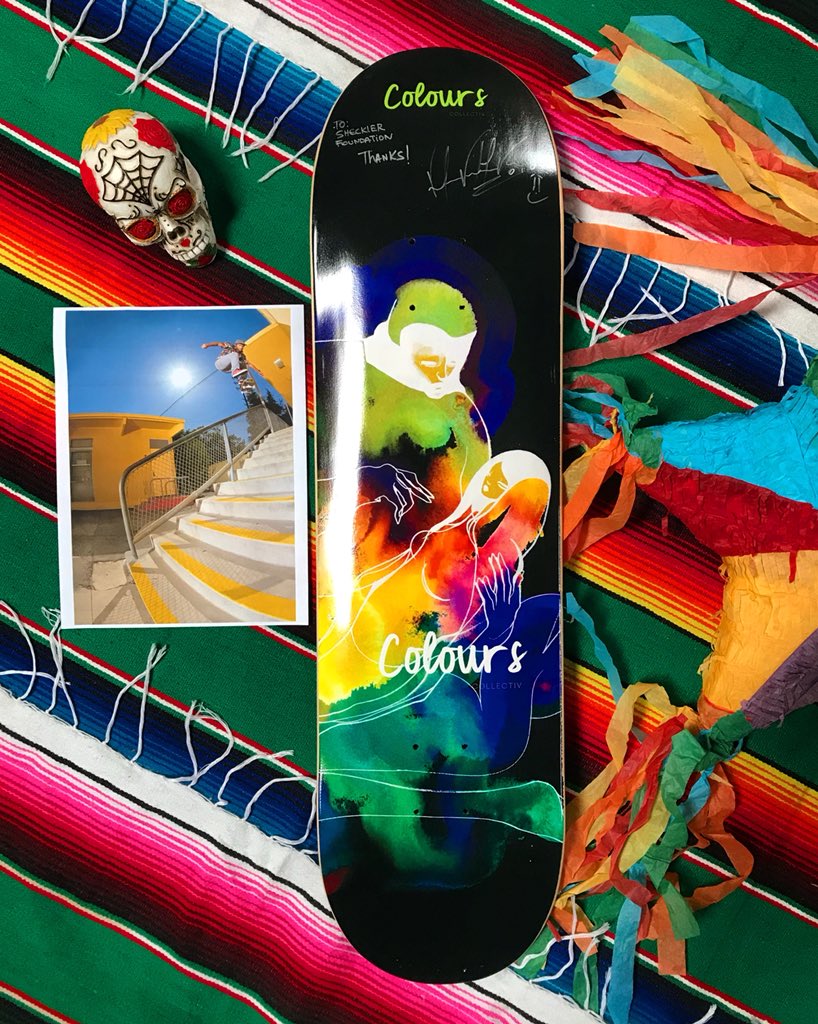 SheckFoundation's tweet photo. Come see @kelvinhoefler skate at #SkateForACause &amp; go to the #ShecklerFoundation raffle booth to enter his signed deck! See you Saturday Kelvin! #CincoDeMayo #ProSkateContest #Carnival https://t.co/7CY3apNI6o https://t.co/AGiQFYOZ5Q