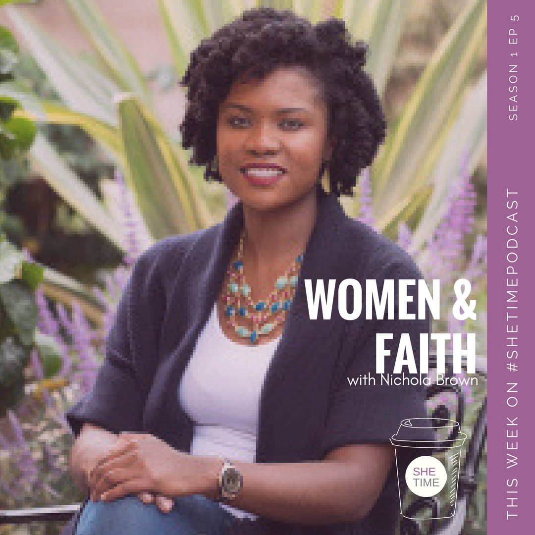 SheFirstProject's tweet photo. Episode 5 of #SheTimePodcast is up! Check it out here: https://t.co/hbYCIIBsBr. We're talking Women & Faith with Nichola Brown (@keilahrestore). #SheFirst #faithandselfcare #selfcare #selfcarematters #selfcaretips #podcastsincolor #podsincolor https://t.co/ADkpB50DKA