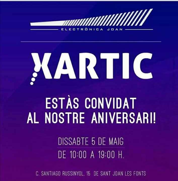 dortizma's tweet image. Jo no m'ho perdo!  Novetats tecnològiques,  experiència,  proximitat!  @ELECTRONICAJ @xartictelecom