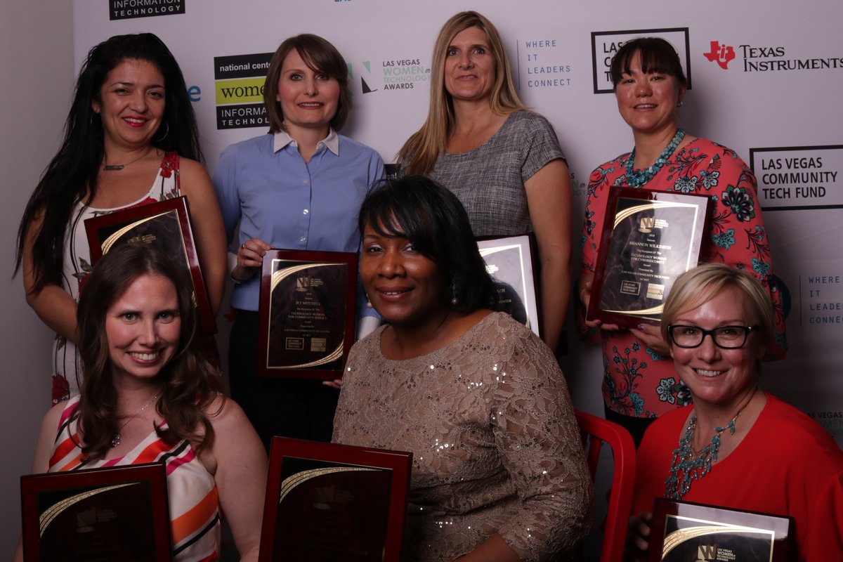 Congratulations to our 2018 Las Vegas Women in Technology Award Winners! Leading women never go out of style. #lasvegascommunitytechfund,  #LVWTA located <a href="/Zappos/">Zappos.com</a> presented with Las Vegas Affiliate of @NCWIT_Vegas