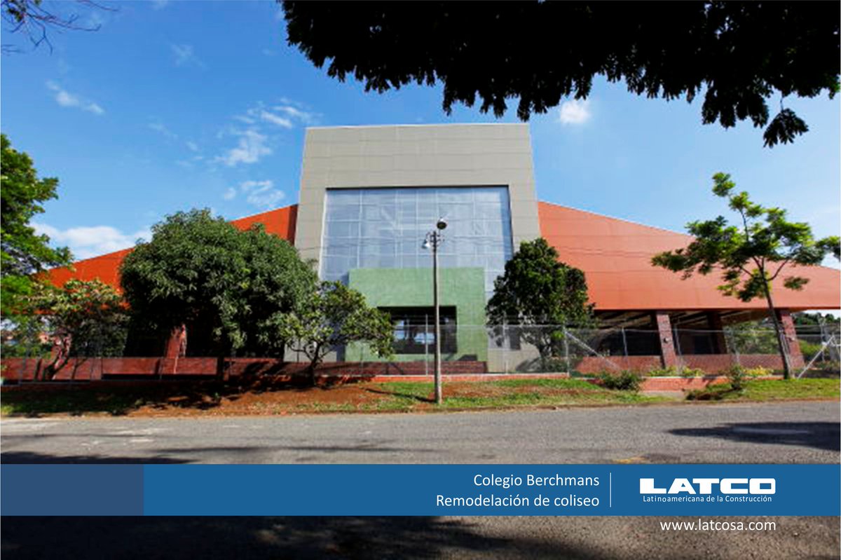 latco_sa's tweet photo. Colegio Berchmans - Remodelación de coliseo
Descripción: Reforzamiento estructural coliseo, remodelación fachadas, construcción de accesos y pasarelas en cubierta, cambio de cubierta, construcción depósitos y cuarto de aseo.
#20AñosConstruyendoFuturo #CaliCo #Contructora https://t.co/NUOhD98FuJ