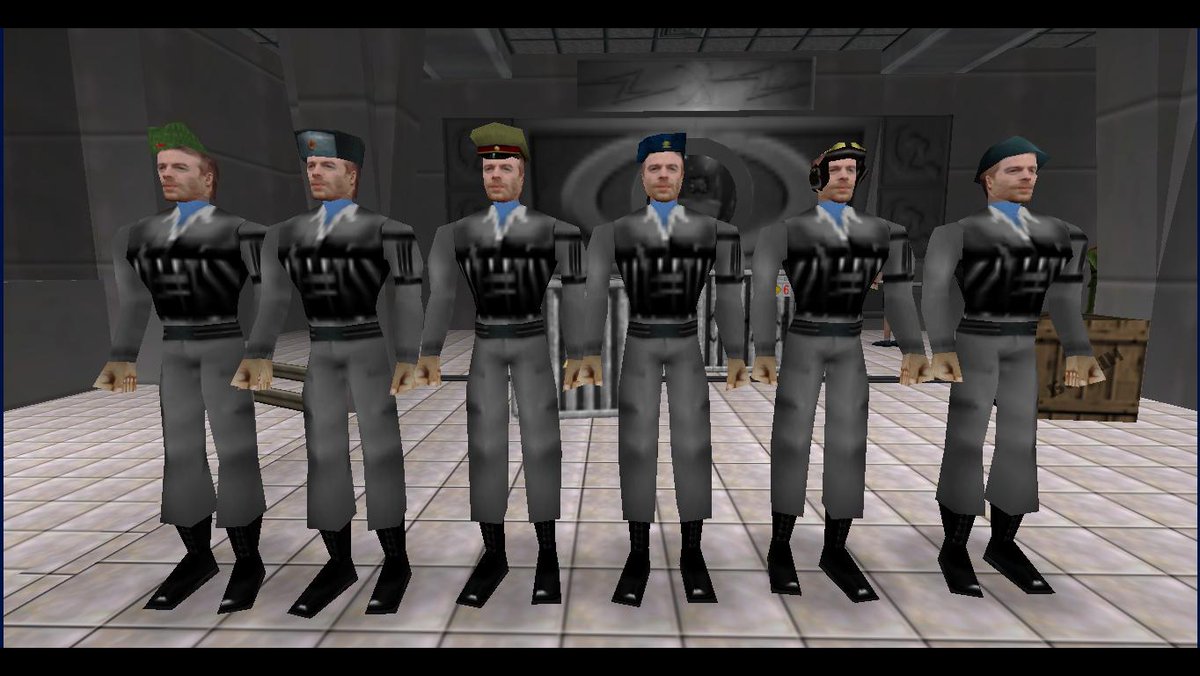 I always wanted to have my own face as an enemy guard in #Goldeneye. Finally made it in 2014 thanks to @subdrag.
Now with hats tweaked finally.