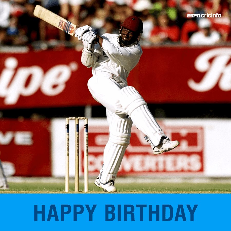  Happy birthday to Brian Lara!  