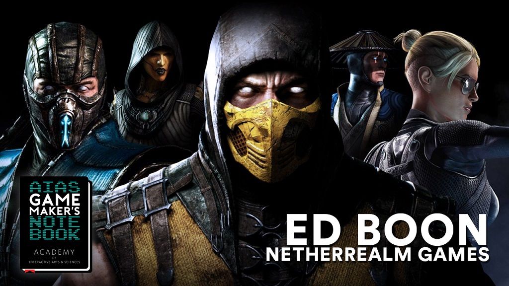 Official_AIAS's tweet image. In the latest AIAS #GameMakersNotebook, @noobde of @NetherRealm Studios joins @igTedPrice to talk about their origins as game developers, the history of #MortalKombat, video game movies, Boon&apos;s place in pop culture, and the challenges of leading a studio! interactive.org/Interviews/the…