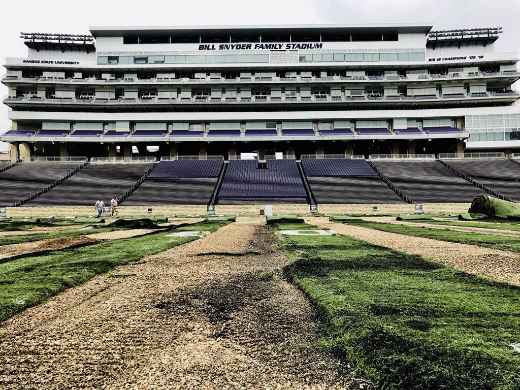 kstatesports's tweet photo. 👋 old turf! Field replacement underway at The Bill https://t.co/0PNs0iIJqL
