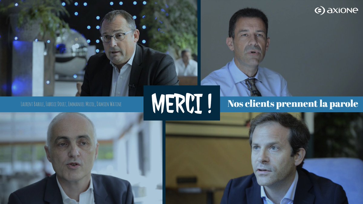 AxioneOfficiel's tweet image. [#ITW] Nos clients concluent avec « Le mot de la fin » pour le dernier épisode de la série spéciale « Nos #clients parlent de nous » : ow.ly/HPQZ30jNqsL 📽

Nous en profitons les remercier chaleureusement ⤵️
@bouyguestelecom #LaFibreNumérique5962 @Serveurcom