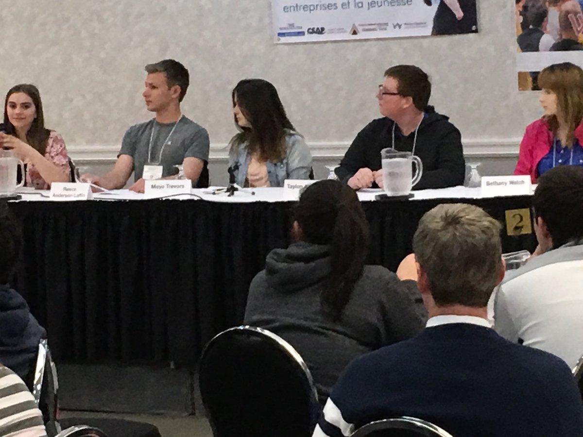 Business/Youth Symposium Youth Panel#youthperspective#futureofNS