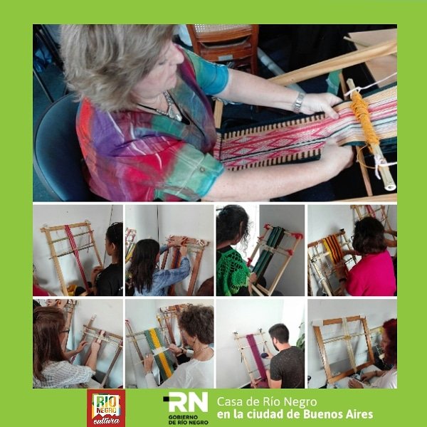 CasaRioNegro's tweet photo. #Cultura #CRN🏠|Cada miércoles [9a13] el taller de #telarmapuche toma nuevos colores y nos transmite el arte ancestral patagónico del tejido👇 https://t.co/OPZSdYs8oc