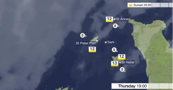 bbc weather jersey channel islands