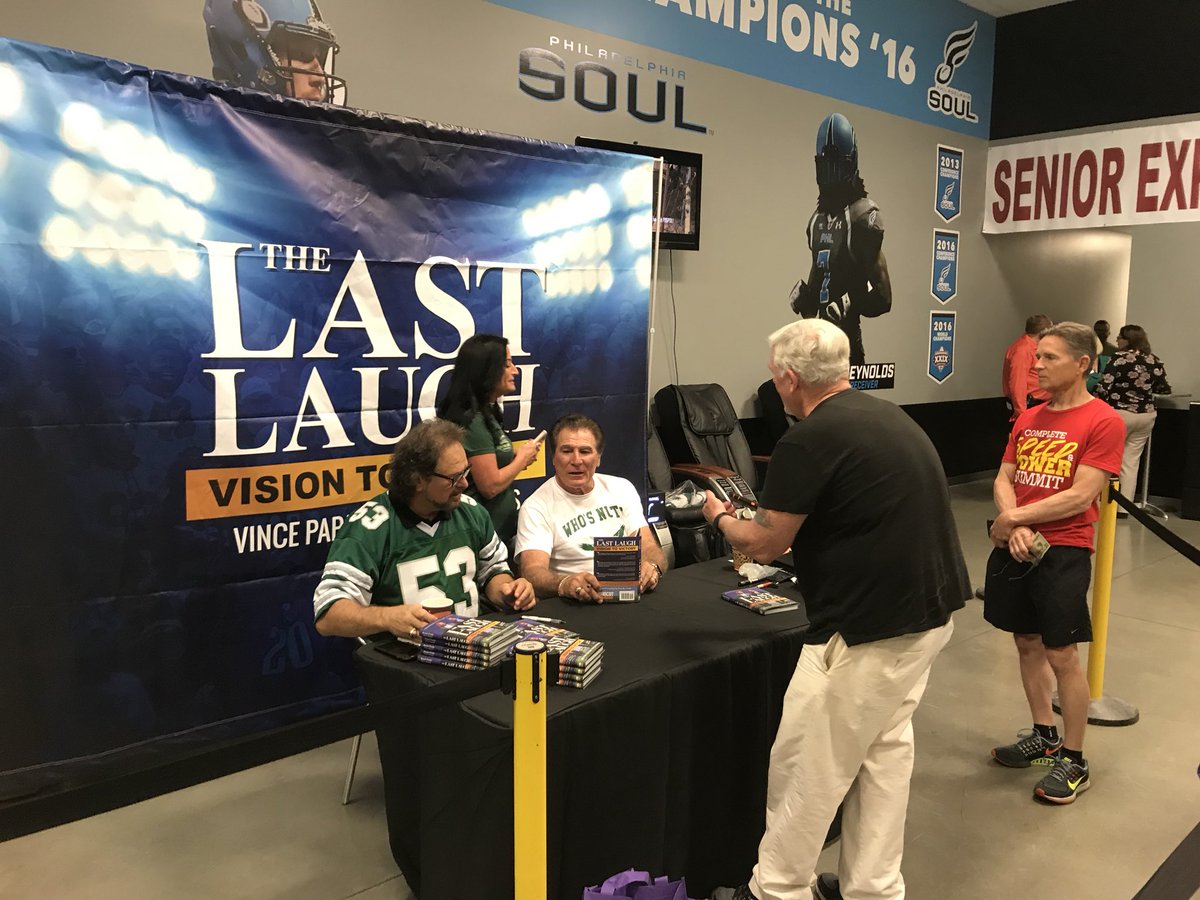 Book signing today - Vince Papali and Dennis Franks