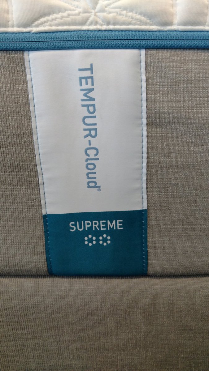 mcsqueal79's tweet photo. #Sale‼️ #Closeout #RetiredFloorSample #Tempurpedic #TempurCloudSupreme #TwinXL NOW ONLY 💲600  Was $2099. Sold as-is with no refunds, no warranty. Premium pressure relief! Excellent support system! Cooling technology! #SleepRules #AskForShaun #SleepFuelsEverything https://t.co/XzgmBY15Kd