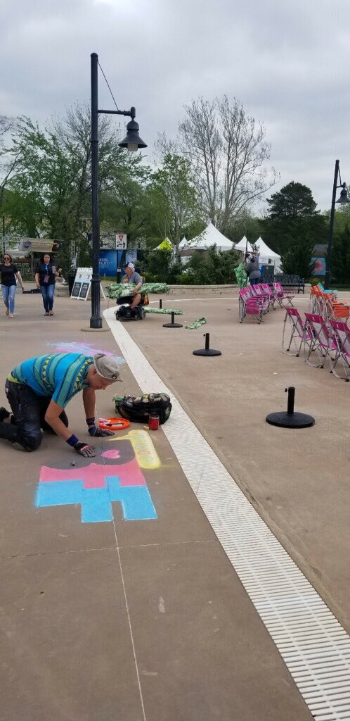 BFFfestival's tweet photo. Our volunteers are incredibly helpful AND talented! #bff2018 #dreambigbff https://t.co/ZLAzApk4W5