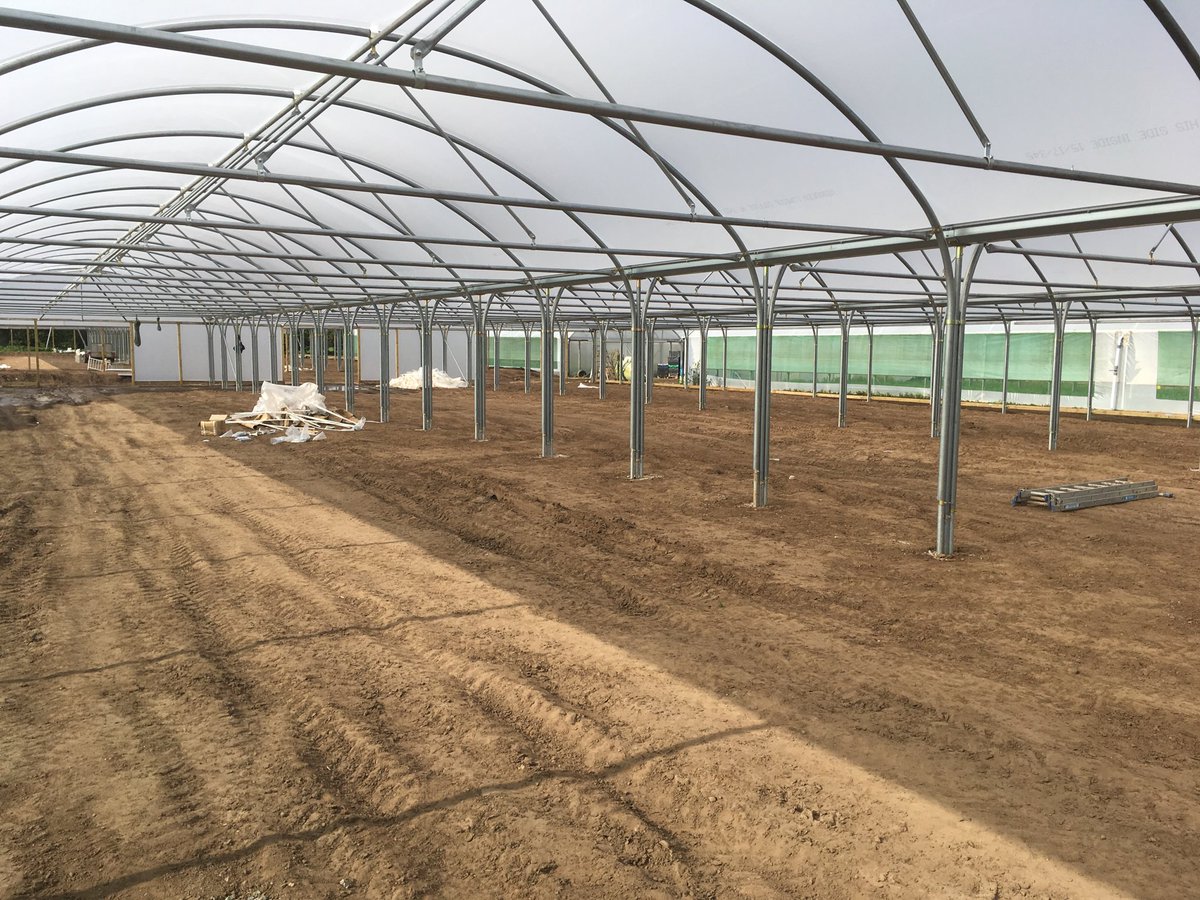 Our new Polytunnels will soon be ready! #localproduce #beattherain