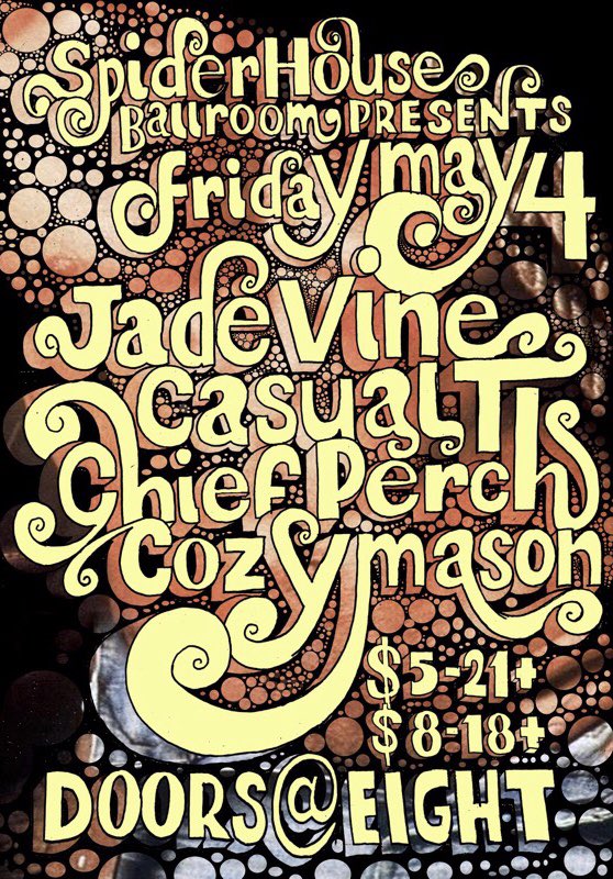 See y’all this Friday <a href="/spiderhouse/">Spider House</a>