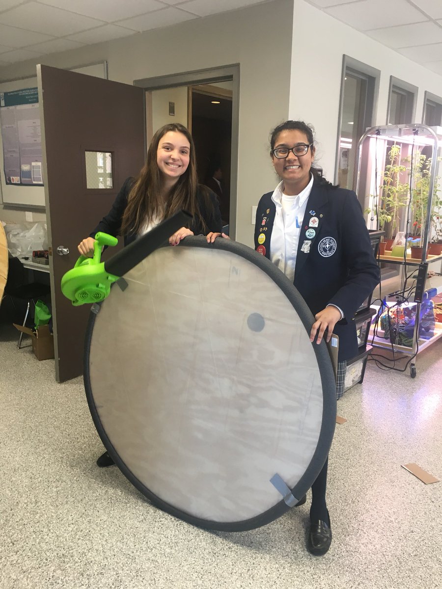 SHA_SciRes's tweet photo. Kate Miller and Savita Angira (both ‘18) are almost done building their life-sized hover board! https://t.co/tqfJ0zURmQ