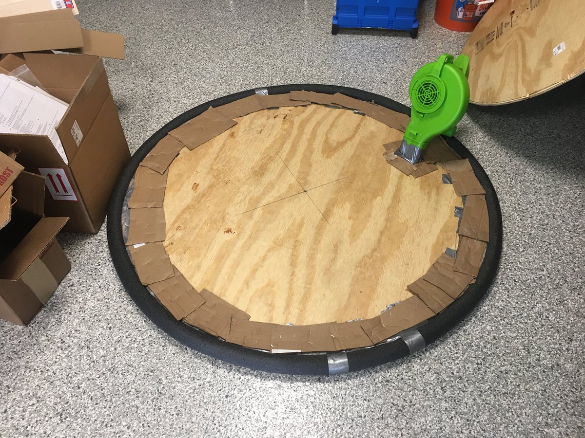 SHA_SciRes's tweet photo. Kate Miller and Savita Angira (both ‘18) are almost done building their life-sized hover board! https://t.co/tqfJ0zURmQ