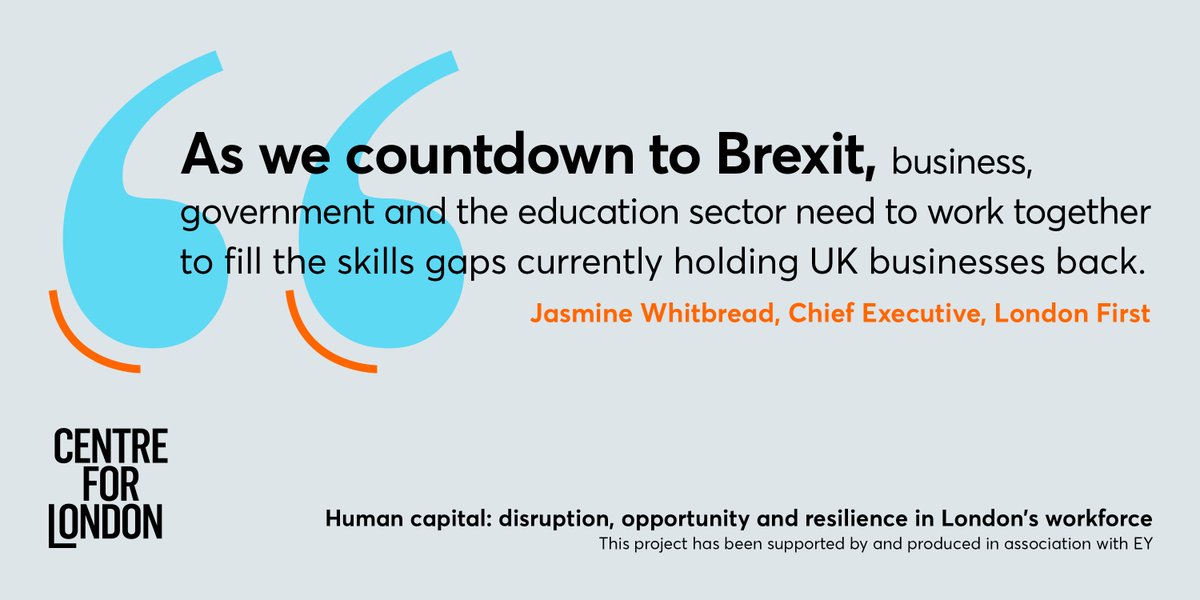 centreforlondon's tweet photo. Automation, migration & wage pressures have the potential to shake up London’s labour market.
Action is needed to ensure that Londoners have the creative and social skills to adapt. Read more in our report: https://t.co/BhwT6MCKIU #LDNfuturework https://t.co/rRGhPprOBg