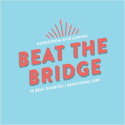 We're excited to join @JDRFNorthwest once again this year as the official water sponsor for the 36th Annual Nordstrom Beat the Bridge!  Sign up or donate at beatthebridge.org to support the #type1diabetes community! #TeamMakeitRain #BeatTheBridge