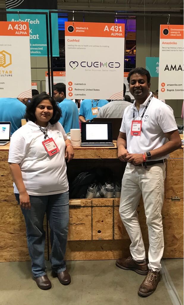 kamal_srini's tweet photo. Check out the @CueMedInc booth if you are at #CollisionConf.  Our founders are there to answer all your questions https://t.co/Mw6rNdm1pa
