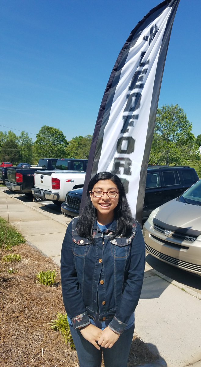 LedfordProud's tweet photo. This Senior class is making history: several committed to universities on athletic &amp; academic scholarships, one accepted to Harvard, and this amazing girl headed to Johns Hopkins University in the fall!! #congratsDanaCarreno #winnerswinners #chickendinners 🎉🐾🎉🐾🎉 https://t.co/Ghc0Sh36cS