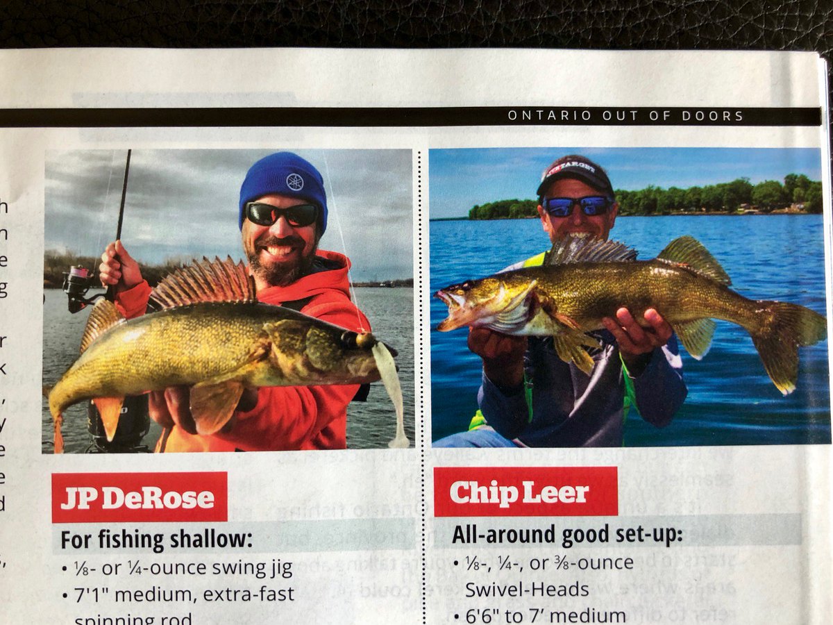 timallardtips's tweet photo. Big thanks to @JP_DeRose and @fshinchip for sharing their insights on fishing @FreedomTackle and @NorthlandTackle swing jigs for walleye. Grab the May issue of @OODMag and check out my column on p.28 to learn the swing-jig secrets of these two pros! https://t.co/5KUOqtLcob
