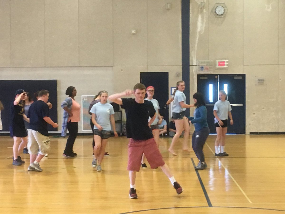 #ImpactProject2018 Chick Fil A sandwiches and dancing after lunch