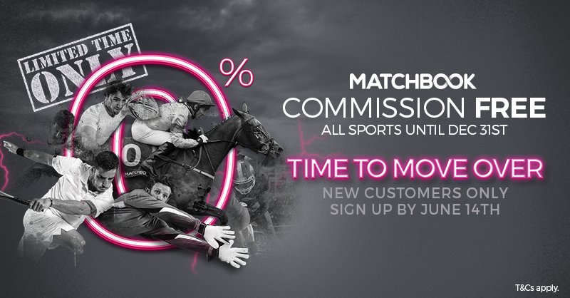 TeamMatchbook's tweet photo. One last time for today folks
To celebrate our brand new 0% Commission Welcome Offer we're giving away yet another free bet 😀💰
Simply Like & RT this post to be in with a chance of winning a £/€/$ 25 free bet. #timetomoveover
* Competition closes at 19:00 https://t.co/4pXNybtas9
