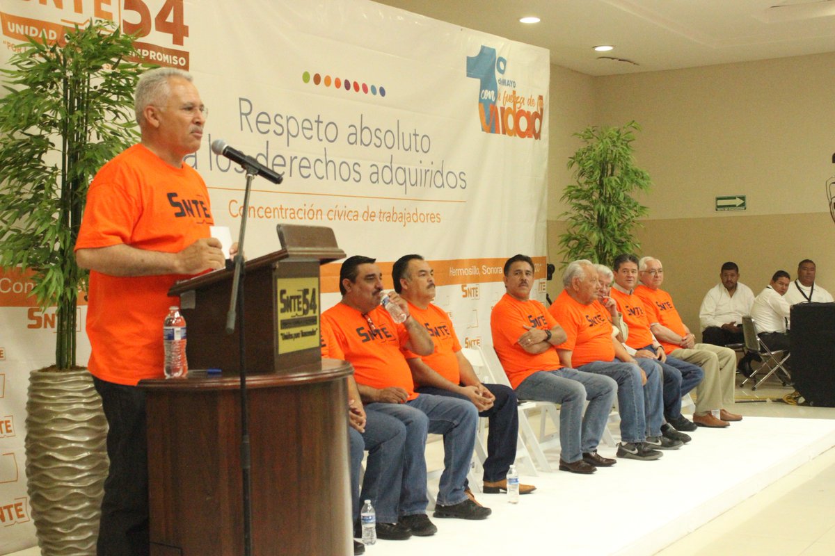 Conmemora Sección 54 del SNTE el Día del Trabajo con histórica negociación salarial para el magisterio mexicano nuevosonora.com/vernoticias.ph…