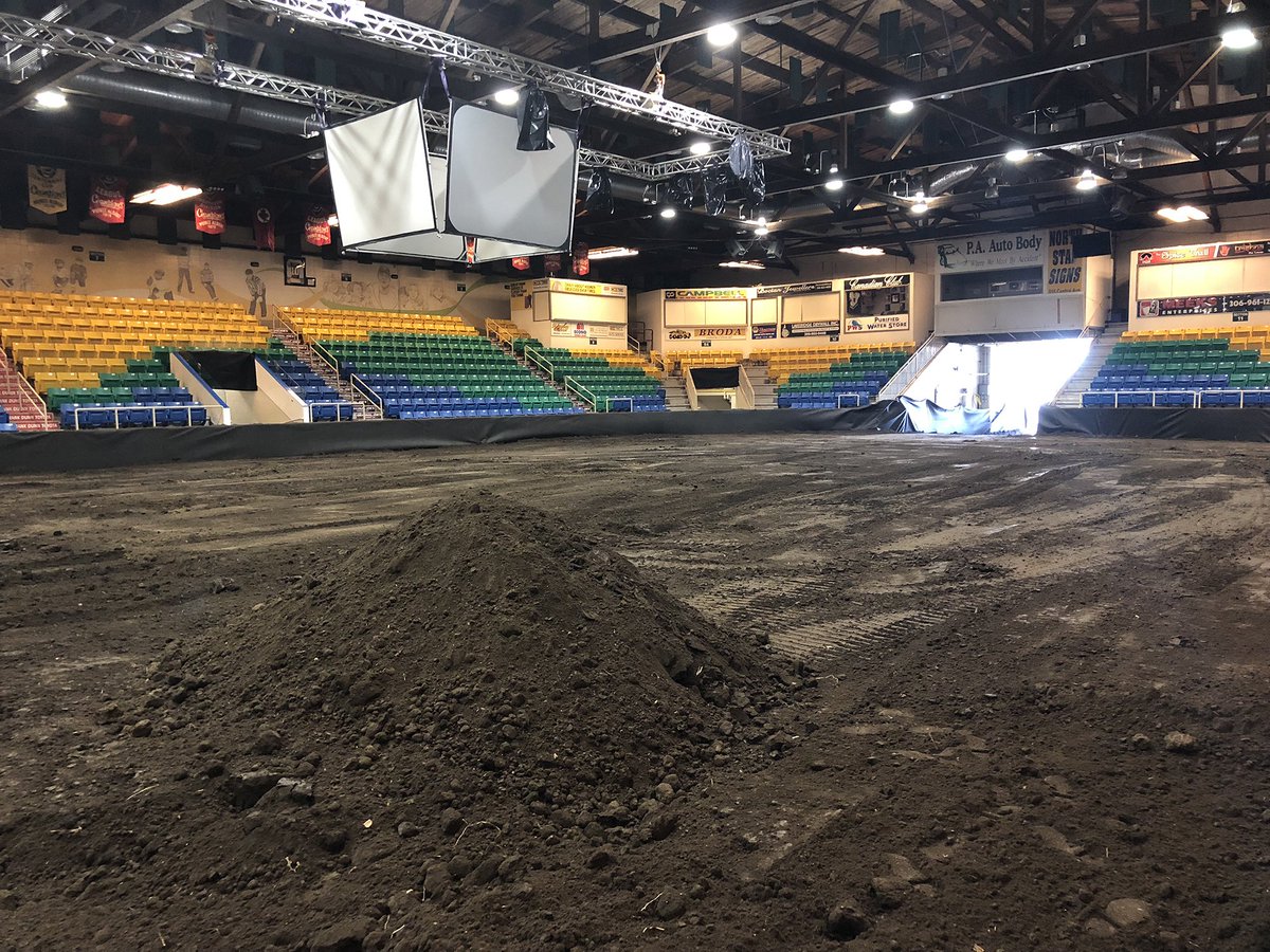 The dirt is in for this weekend's Clunie-Cooper Memorial PBR!

Tickets are still available, so stop by the <a href="/PARaidersHockey/">x - Prince Albert Raiders</a> Office in the Art Hauser Centre, or pick them up online at tickets.raiderhockey.com!