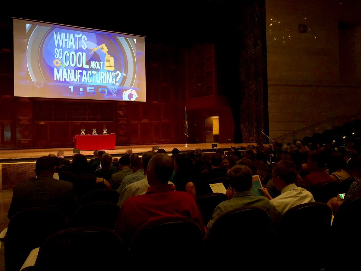 And away we go...! The first #WSCM Statewide Student Video Competition is under way in Harrisburg!